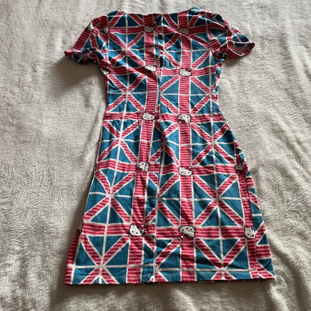 Colorful Patterned Women's Dress - Picture 4 of 8